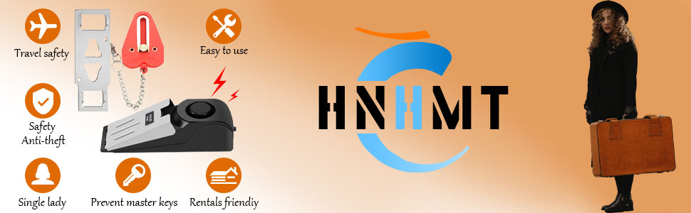 Portable Door Lock &amp;amp;amp; Door Stop Alarm