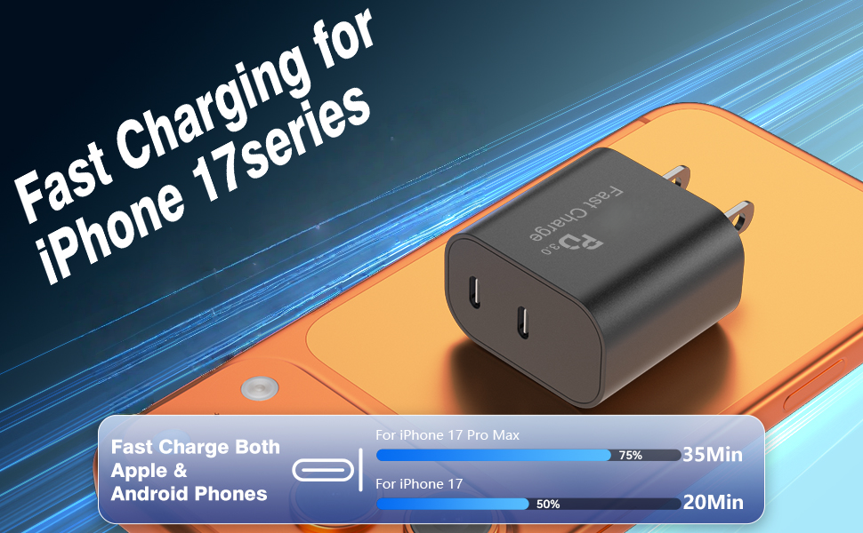 dual-port USB-C wall chargers