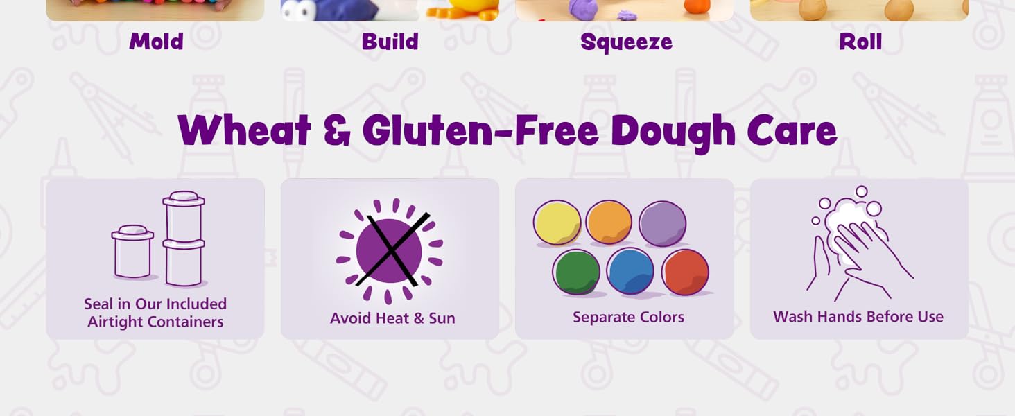 Colorations Wheat and Gluten Free Dough