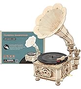 ROKR 3D Wooden Puzzles for Adults-Model Building Kit for Adults to Build-424Pcs DIY Wood Craft Ki...