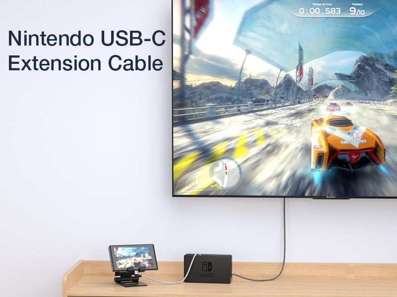 Nintendo USB-C Extension Cable 2 Pack 0.65FT 0.66FT 1.6FT 1.5FT 3FT 3.3FT 6FT 6.6FT