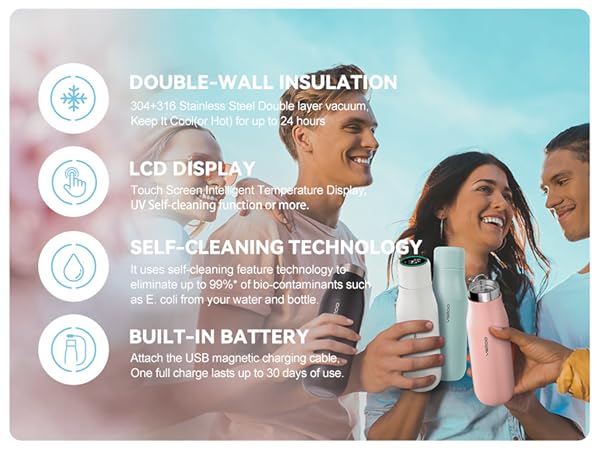 vsitoo travel water bottle