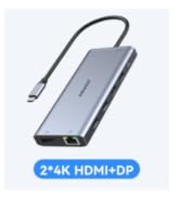 Laptop Docking Station Dual Monitor for Dell/HP/Lenovo