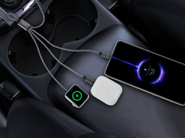 Nylon Braided Multi Charger Cable