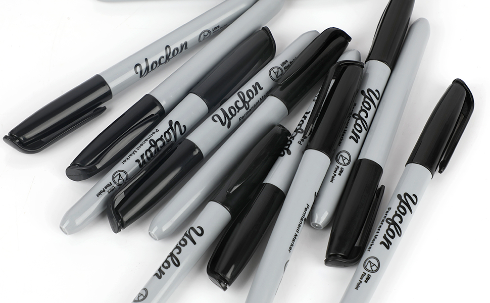 permanent markers with ultra fine tip