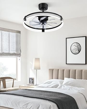 downrod ceiling fans with lights and remote