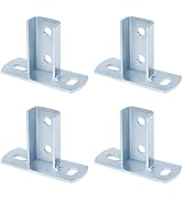heneng 4 Pcs Shallow Strut Post Base for 13/16