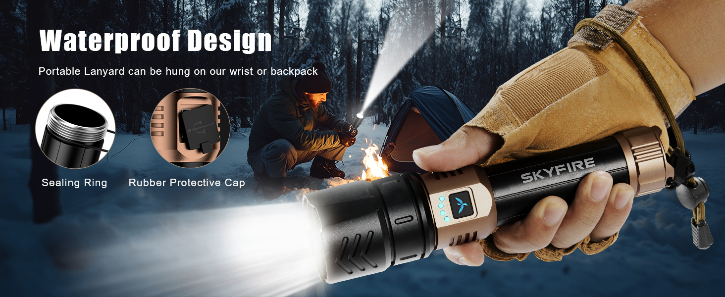 SKYFIRE LED Flashlights High Lumens