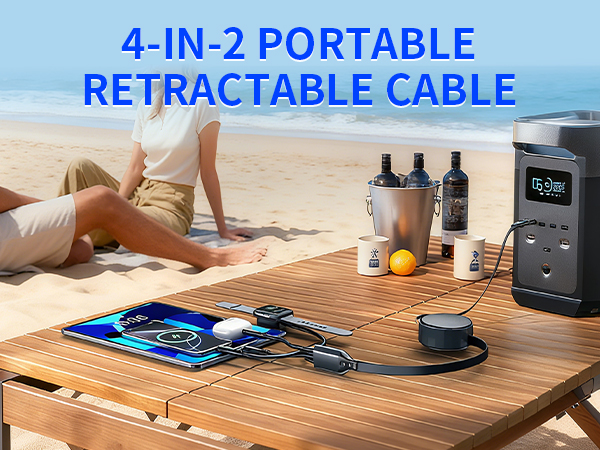 charger for iphone and iwatch travel retractable multi charging cable retractable chargers