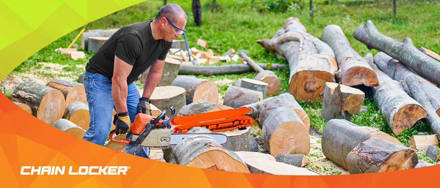 chainsaw case locker storage containers chain saw work tool mill job box portabl handle orgnizer