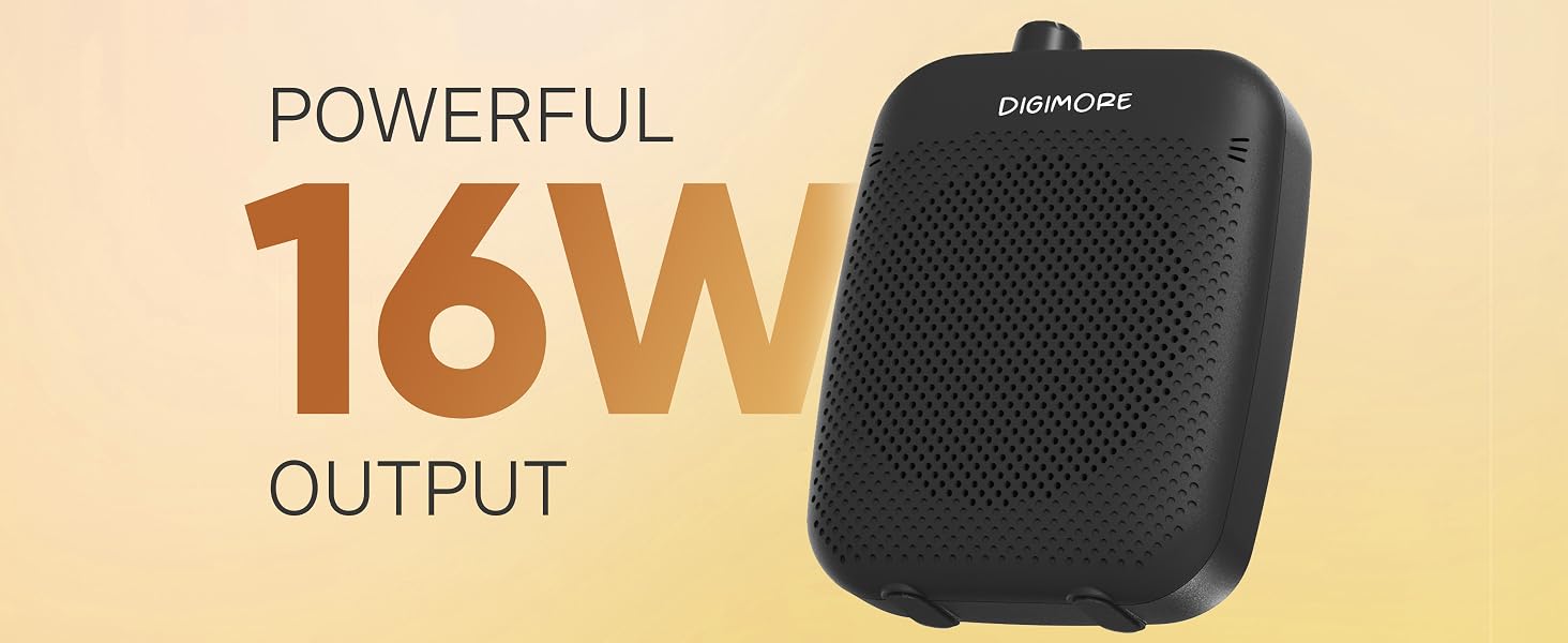 Portable Voice Amplifier Output