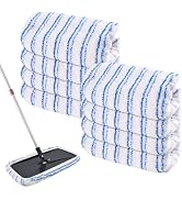 8 Pack Mop Refills for O Cedar Hardwood Floor 'N More Microfiber Mops, Mop Heads Replacements, Mi...