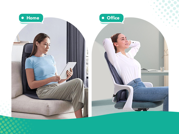 heated back massager 