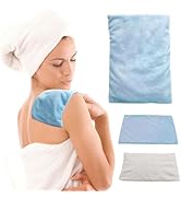 8"*5.5" Microwavable Heating Pad, Moist Heat Pad for Pain Relief, Cramps, Menstrual, Tension and ...