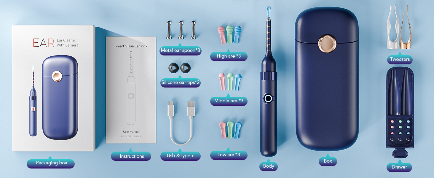 ear wax cleaner with camera