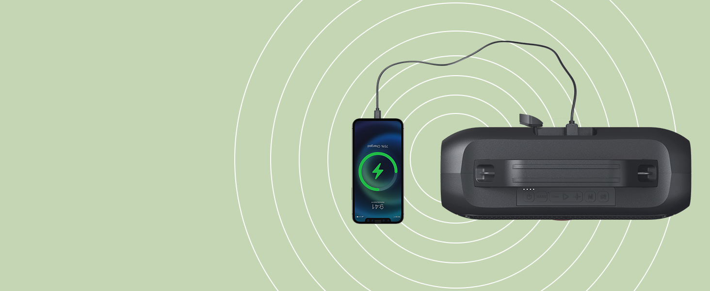 Bluetooth Speaker with powerbank