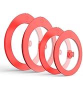 4 Pack Replacement Lids for Pyrex 7201-PC 4 Cup and 7402-PC 6/7 Cup Glass Containers Mixing Bowl ...