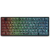 FKZ MCHOSE Jet 75 Rapid Trigger Gaming Keyboard,75% Hall Effect Magnetic Switch Adjustable Actuat...