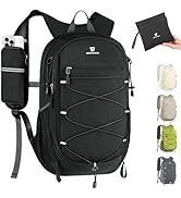 BECOJADDE Hiking Backpack 15L Small Backpack Packable Day pack Water Resistant Lightweight Travel...