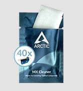 ARCTIC MX Cleaner (40 Pieces) - Cleaning Wipes for Removing Thermal Paste, 11.5 x 11.5 cm