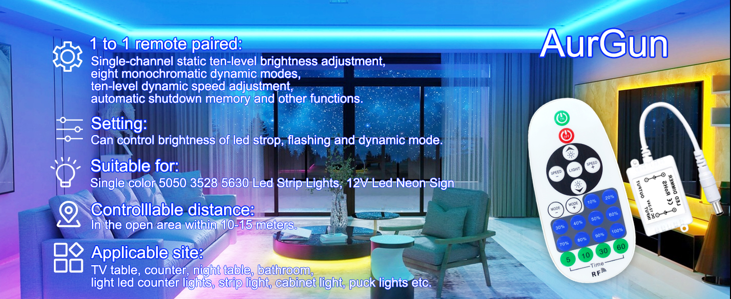 led light remote replacement