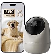 DREAME 2.5K Indoor Camera - Pet/Dog/Baby Camera, Dual-Band 5G/2.4G Wi-Fi, Auto-Tracking, 360° Pan...