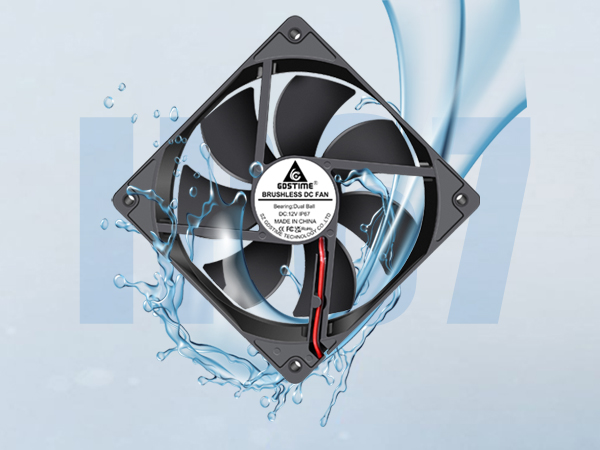 12v dc ip67 fan waterproof fan 120mm computer case fan brushless cooling fan