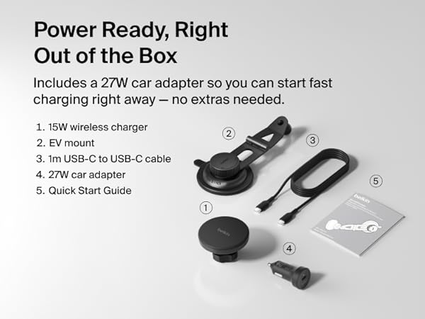 Belkin Wireless Charging EV Car Mount