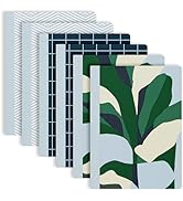 PAPERAGE 6-Pack Composition Notebook Journals, 140 Pages, 3 Unique Decorative Covers with College...
