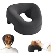Narottl Ergonomic Face Down Pillow – Memory Foam Face Pillow with Detachable Cover, Massage Headr...