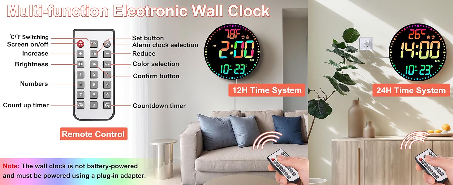 Multi-Functional with Remote Control