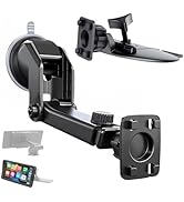 Epronic Carplay Screen Mount(2Pcs), Car CD Slot Mount and Suction Cup Mount, for (5"-12") Backup ...