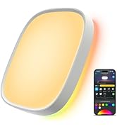 Govee Smart Ceiling Light, RGBIC LED Square Ceiling Light Fixture Works with Matter, 2400LM Flush...