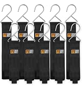 Hanging Extension Cord Holder - Storage Wrap Straps with Metal Hooks 10Pack 15" 22" Heavy Duty Ga...