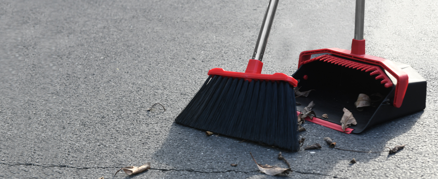 broom and dustpan