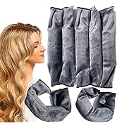 Aimin Hair Soft Overnight Hair Rollers No Heat Sleep In Hair Curlers For Thick Hair Large Cloth P...
