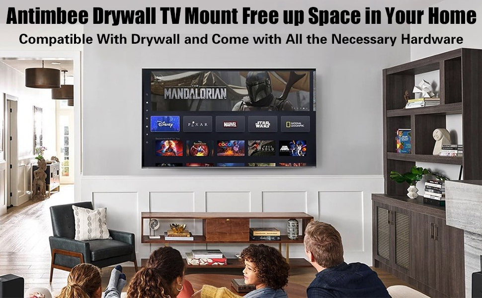 NO-STUD TV WALL MOUNT