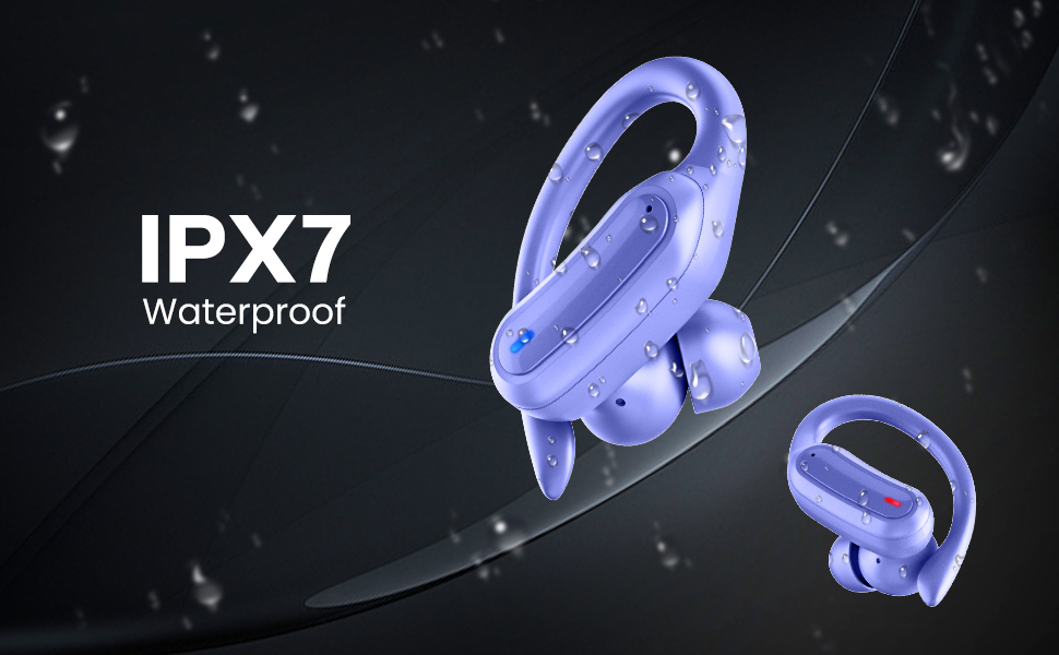 earbuds with IPX7 waterproof