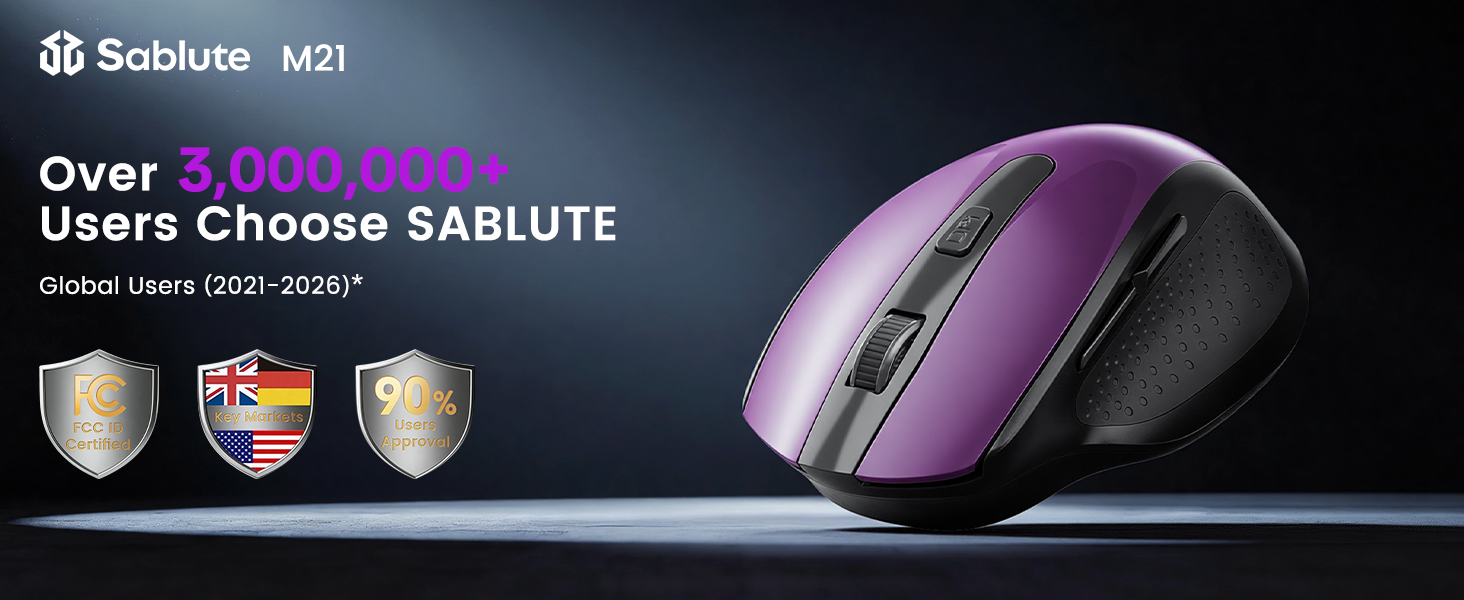 SABLUTE M21 Wireless Mouse