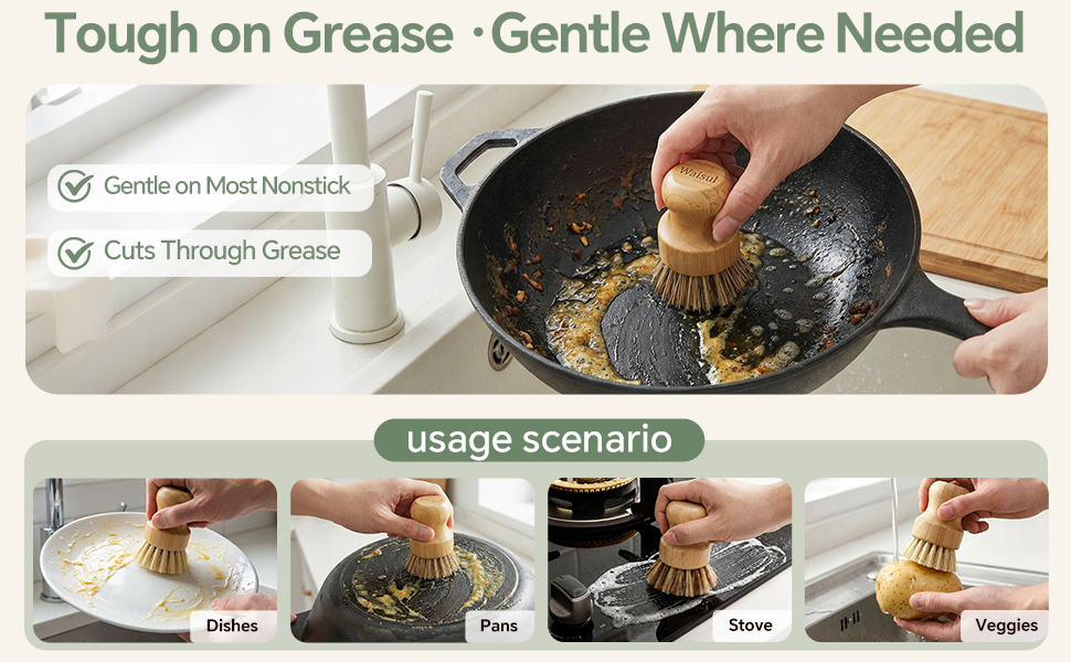 bamboo dish brush