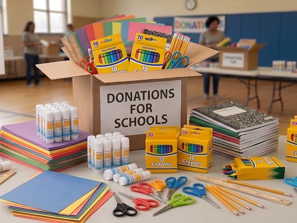 BULK SCHOOL SUPPLIES,ART SUPPLIES,BACKPACK DRIVE,SCHOOL SUPPLIES FOR KIDS,TODDLER SCISSORS