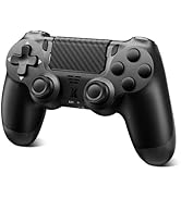 Puiseno Wireless Controller for PS-4, Dual Vibration Game Joystick/Motion Sensing/Touchpad/Speake...