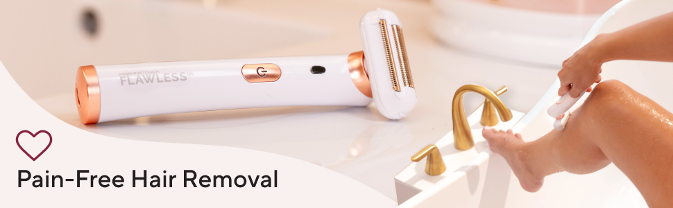 Leg hair remover Women&amp;#39;s electric shaver Painless hair removal for legs Portable leg hair remover