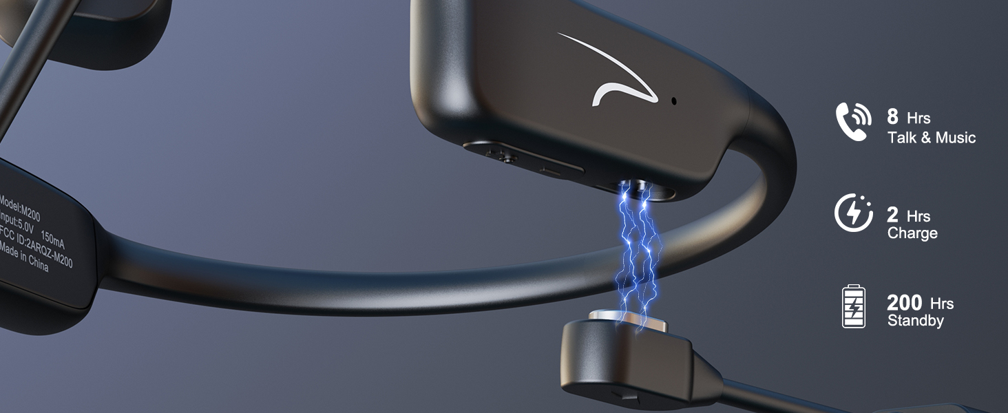 bone conduction headphone M200V