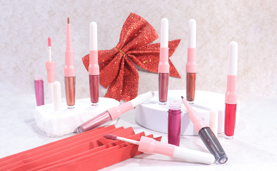 Kaely 2in1 Metallic Lipstick and Lip Liner