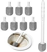 ENWARUTU 2026 Upgrade Pumice Stone Toilet Bowl Cleaner,Bathroom Cleaner Brush Toilet Wand Refills...