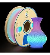 YOUSU PLA Filament Glow in The Dark Multicolor,Rainbow PLA Filament, Gradient 3D Printer Filament...
