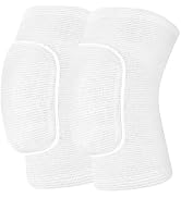 HISFFOG Volleyball Knee Pads for Dancers, Soft Breathable Knee Pads for Men Women Younth Girls Ki...