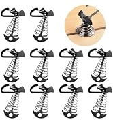 Fishbone Deck Anchor Pegs, Red Deck Furniture Anchors, Deck peg with Spring Buckle, 2.9 Inch x 1....