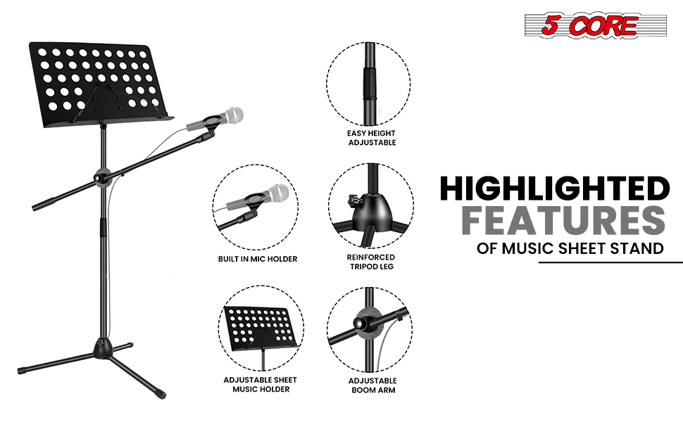 music stand,stand for music,sheet music stands,portable music stand folding